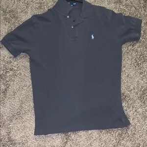 Men’s medium Ralph Lauren polo. Dark grey